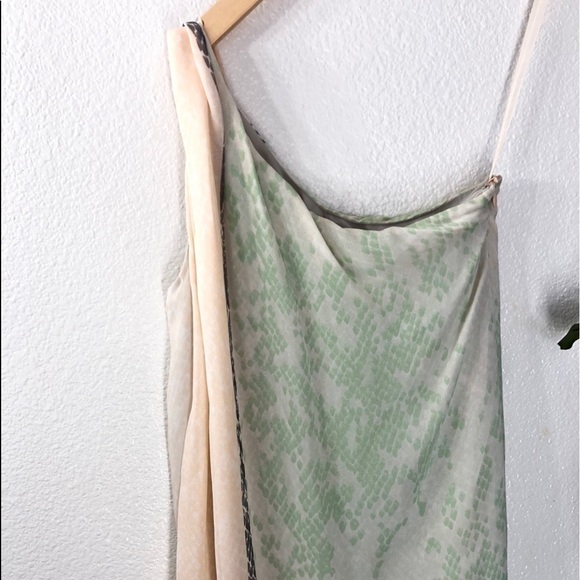 Diane Von Furstenberg Snake Print Pastel Dress - Picture 4 of 5